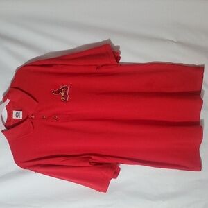St. Louis Cardinals short sleeve  red polo in a size X-Large
